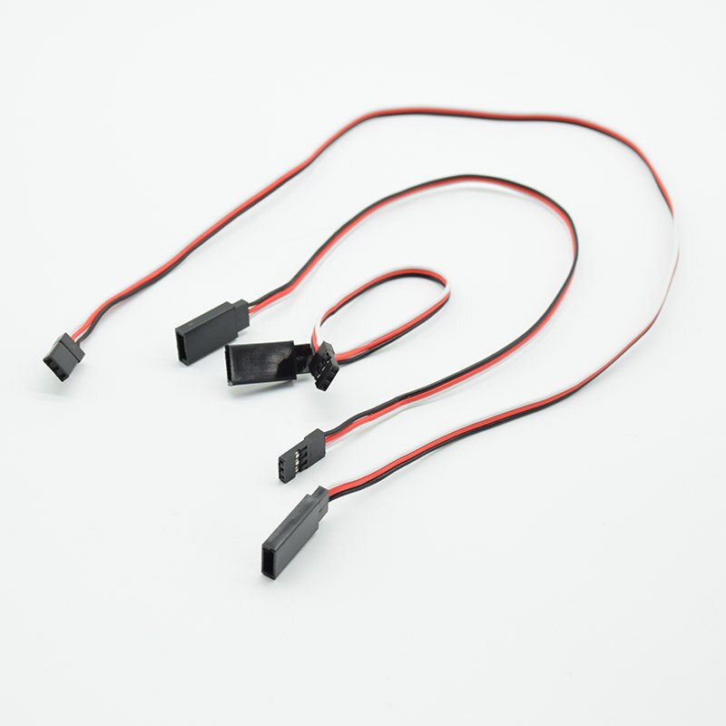 10x 100/150/200/300/500mm Servo Extension Cable For RC Futaba JR - Foto 13