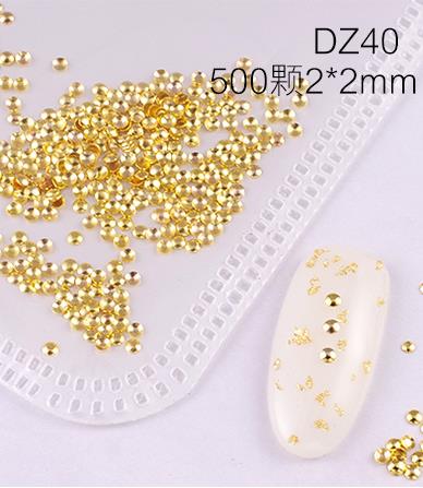 28 rutnät/uppsättning naglar glitter halv pärla nit nitar legering set för 3d pärlor diy hem nagelkonst dekoration smycken pärla leverantör: Dz40