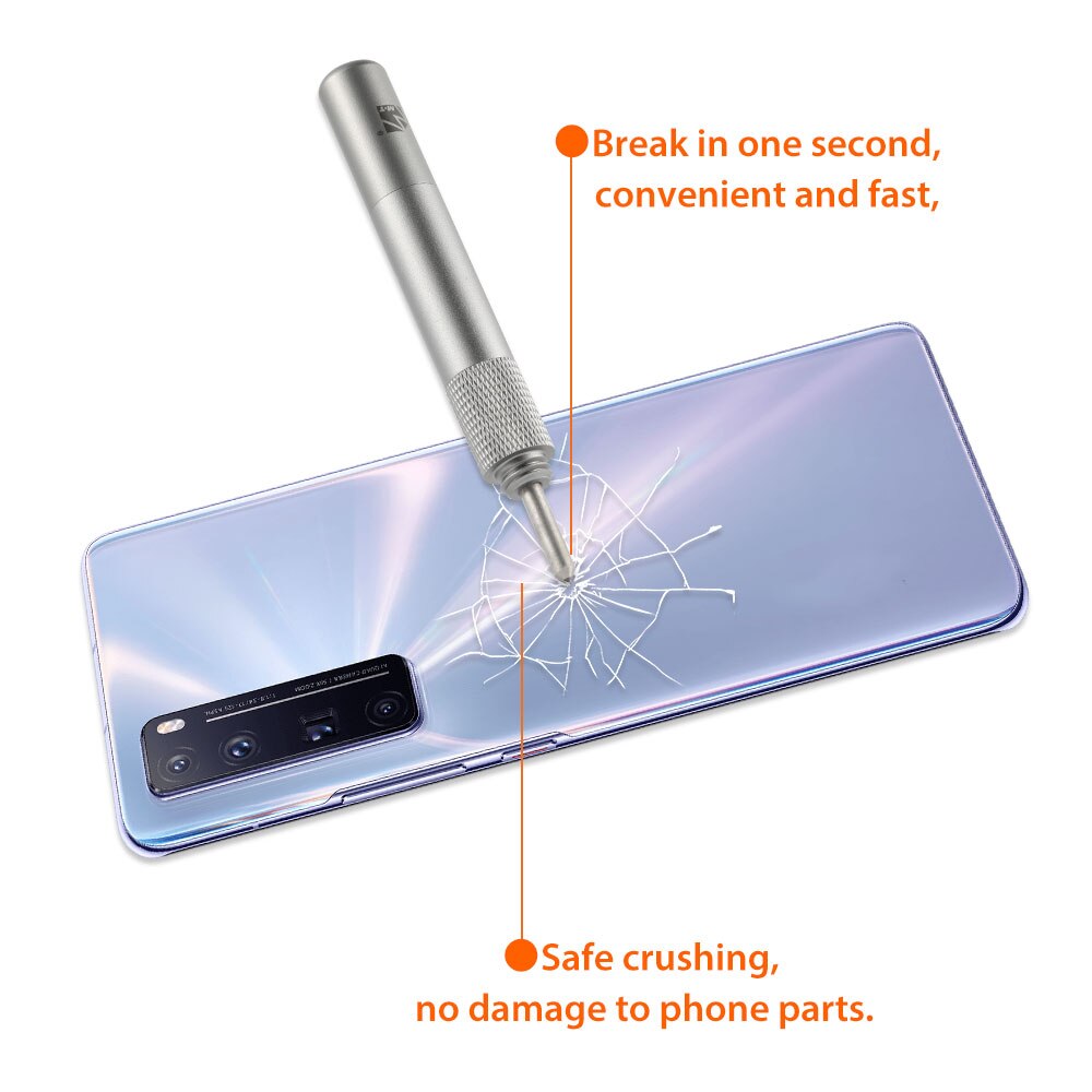 Back Cover Camera Glass Lens Break Crack Demolishing Pen For iPhone Samsung Google Rear Housing Battery Glass Lens Blasting Tool