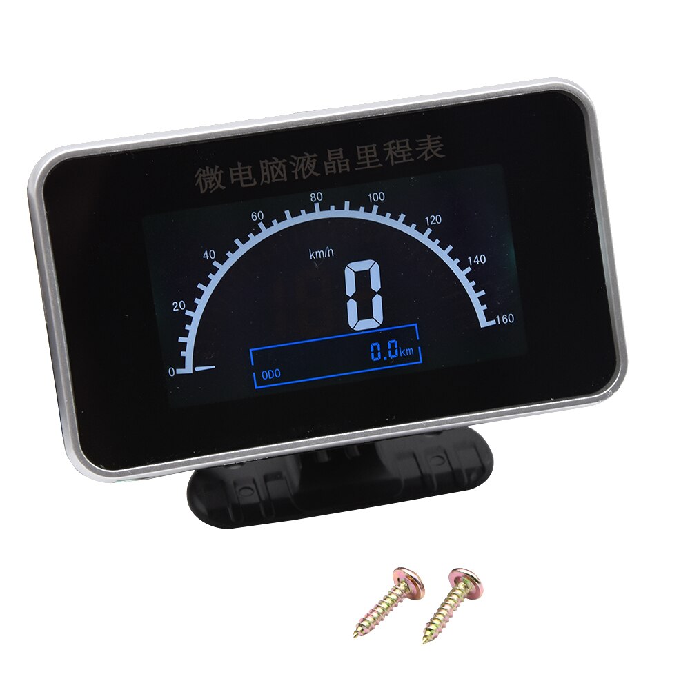 12v / 24v Car Truck Speedometer Speed Meter + Odometer Gauge Universal 2 IN 1 Functions Digital LCD instrument panel + Alarm