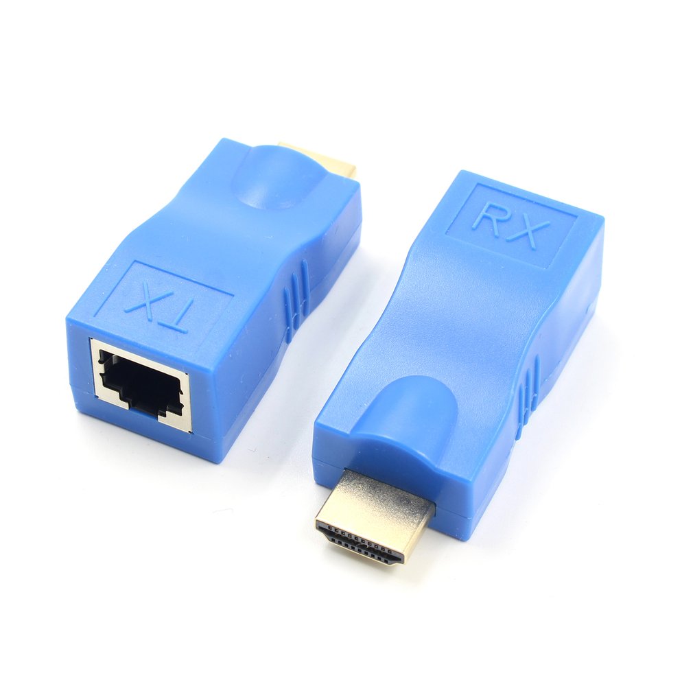 Tx Rx Rj45 Dp Adaptor HDMI Extender Transmitter TX/RX Adapter HDMI Exten... – Grandado