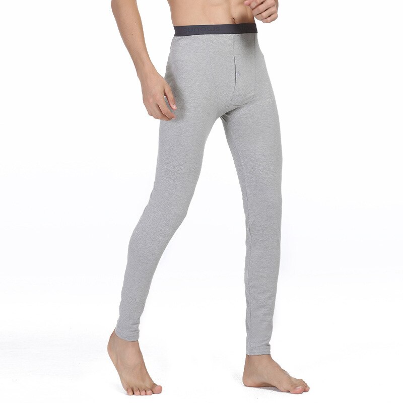 Men Cotton Leggings High-grade Long Underwear Autumn Winter Foundation Oversize Underwear