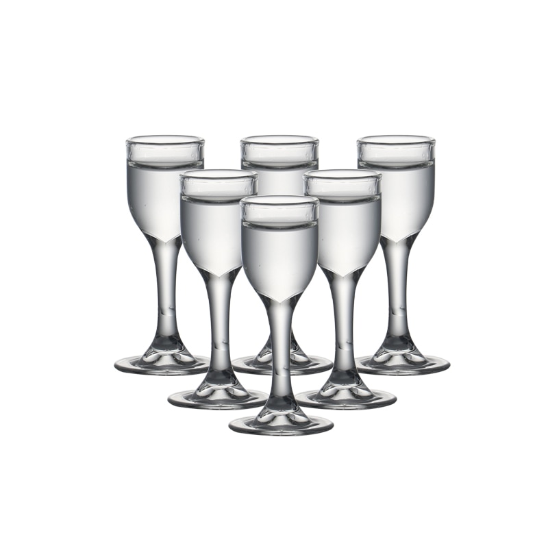 Set  of 6 st 0.3oz/0.5oz handgjorda blåsta blyfria kinesiska baijiu mini snapsglas för barsprit vitsprit drycker 10ml/15ml