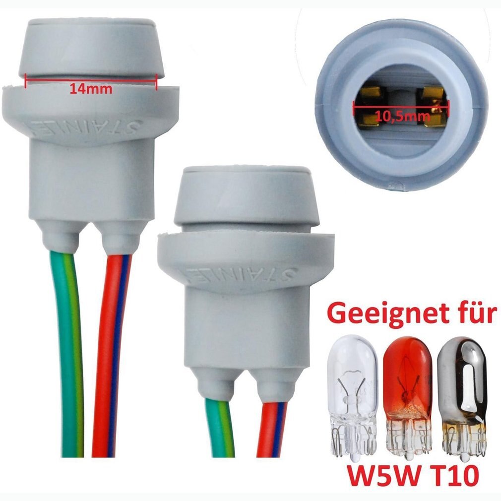 Een Paar T10 W5W Lamp Sockets