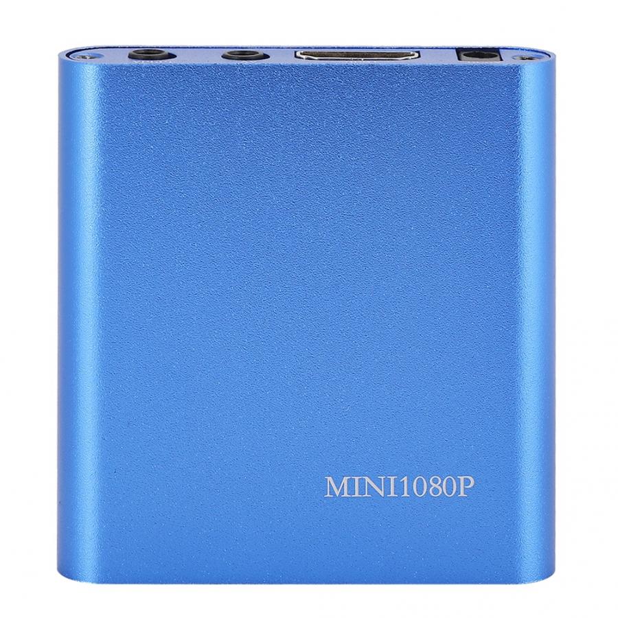 Mini 1080P Digital Media Player Hard Disk Decoder With Remote Control (100-240V) Support For MKV Video And blu-ray Movies