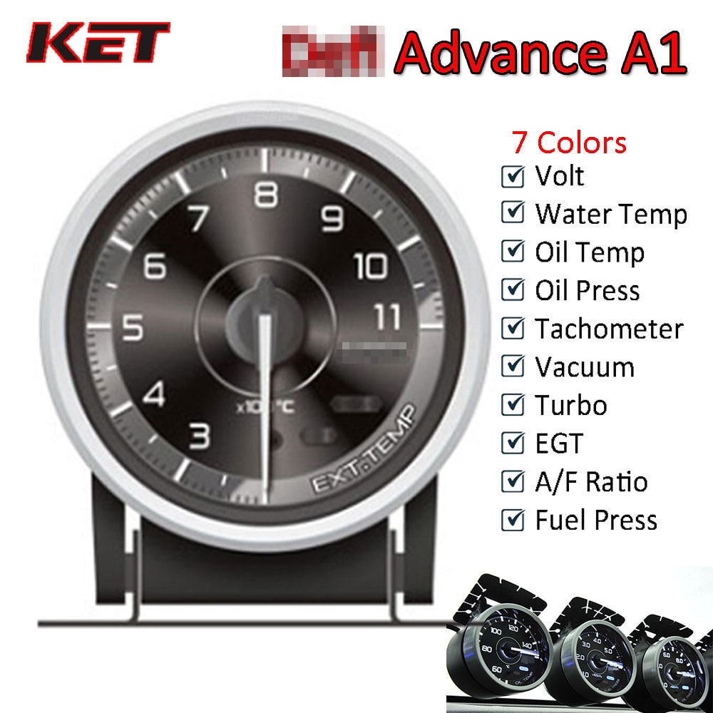Defi Advance A1 60mm Defi Gauge Water Temp Gauge Oil Temp Gauge Turbo Boost Gauge Ext Temp Gauge Oil Pressure Gauge