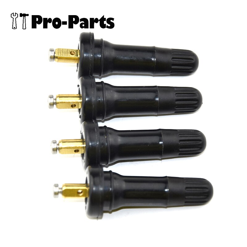 4Pcs TPMS-01 Replacement Rubber Wheel Rim TPMS Tire Pressure Monitoring System Tire Valve Stems for Buick Chevrolet GMC Cadillac