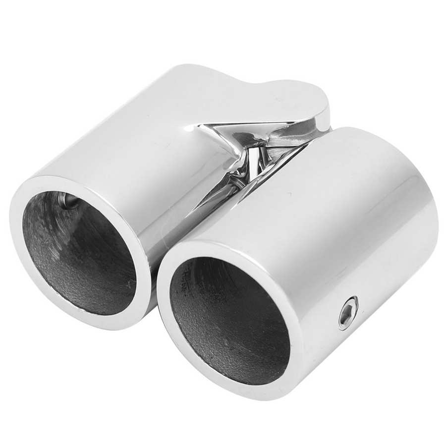 22MM Universal joint Connector 316 Stainless Steel Gimbal Couplings Slide Cap Sleeve Sunshade Boat Connector Boat Accessory