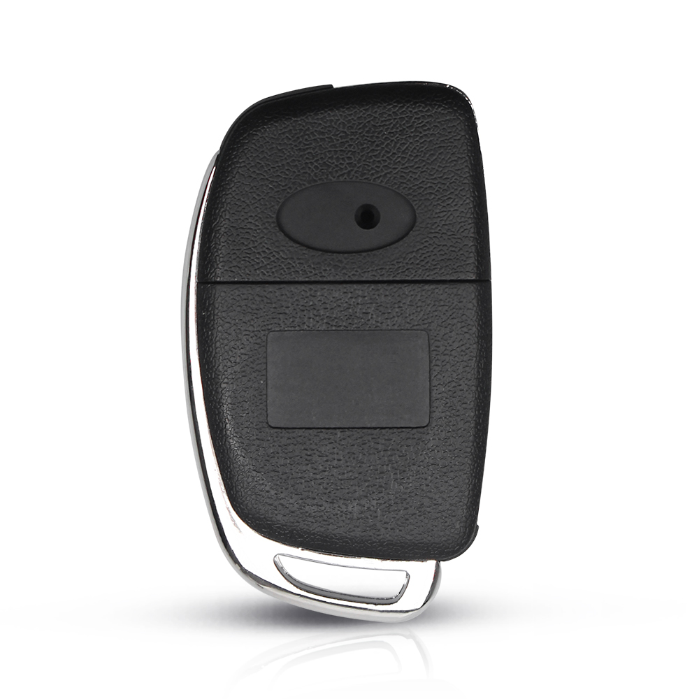 KEYYOU 3 botones Flip carcasa de llave a distancia de coche para Hyundai Santa Fe Solaris IX35 IX45 ELANTRA Santa Fe HB20 Verna