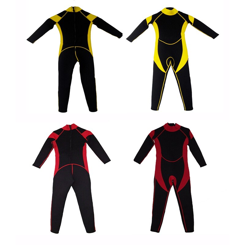 Hisea wetsuits kids 3/2mm neoprene boys girls wetsuit full body Surfing Snorkling Spring swimming suit