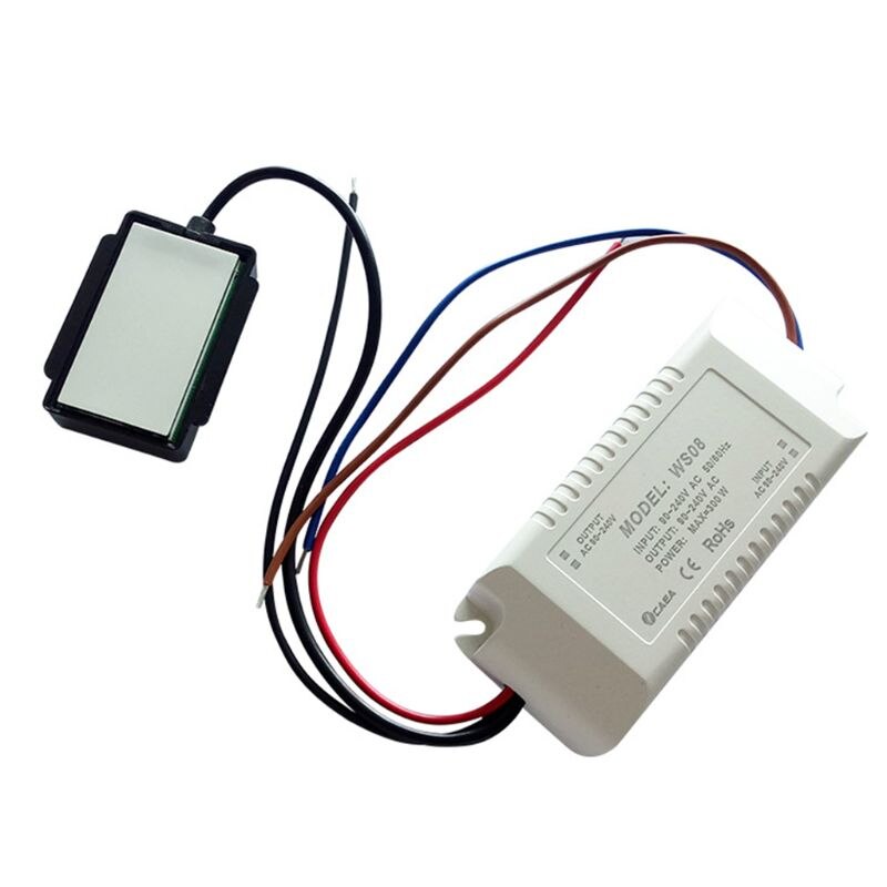 Interruptor táctil de encendido/apagado para espejo de baño, lámpara de iluminación de 220V y 300W, antivaho, sistema inteligente para el hogar, Sensor humano C7AD