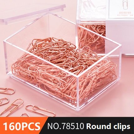1 Pack Rose Gold Office Combination Push Pin Paper Clip Ticket Holder Desktop Gadget Metal Multi-Function Clip Deli 78551: 78510 1pack