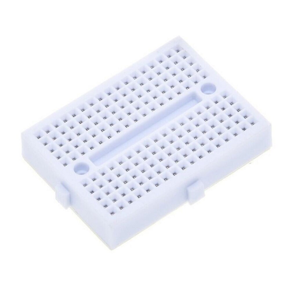 SYB-170 Mini Breadboard 170 Holes Mini Breadboard, Lab Bench, Portable Test Board, Universal Board: White