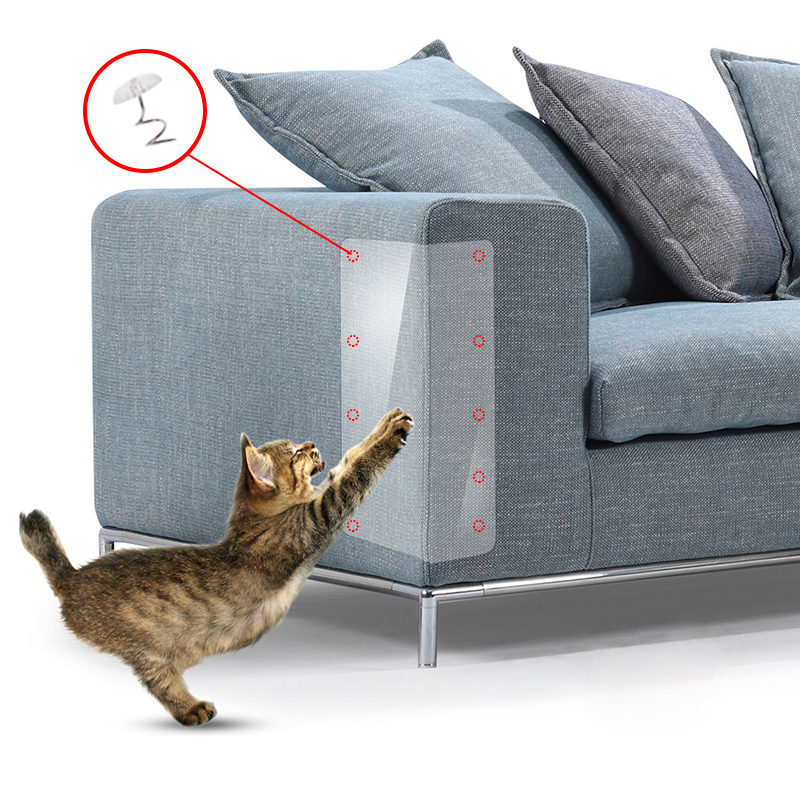 Pasador de cabeza de plástico para tapicería de sofá y silla, accesorios de protección de muebles, cabezal transparente, 10-50 piezas
