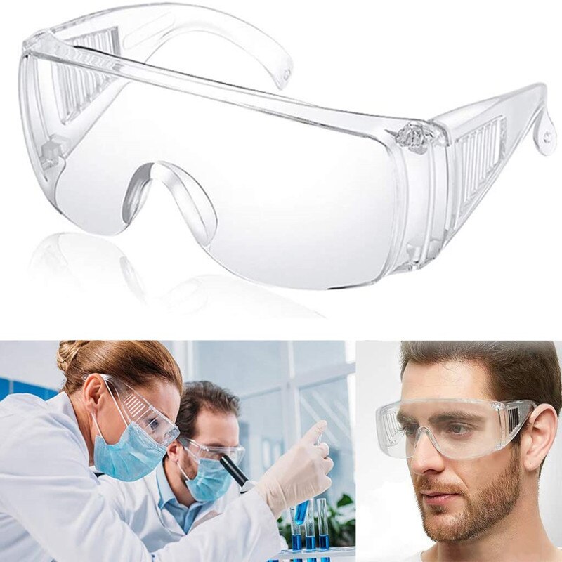 Faltbare Anti-Virus Schutzbrille Anti-Tröpfchen Auge Schutz Winddicht Labor Gläser Voll Klare Vision Objektiv Einstellbare Brillen