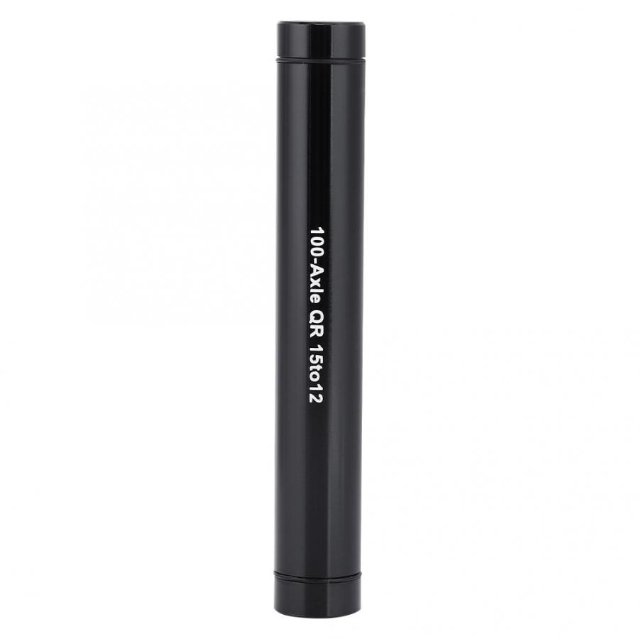 Bike Front Wheel Thru Axle Quick Release Adapter 15mm to 12mm Cycling MTB Mountain Bike Hub Conversion Skewer Adapter: Black
