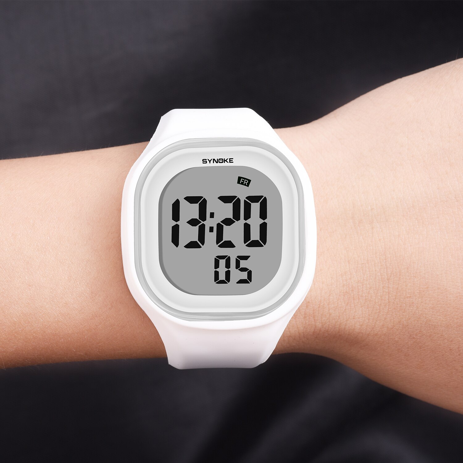 Synoke Studenten Kinderen Horloges Sport Kleurrijke Siliconen Band Digitale Horloges Wekker Led Light Kids Horloges Relgio