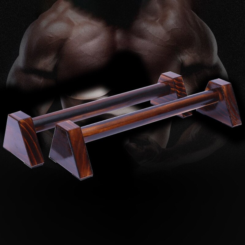 Soportes de realce de madera de 40CM, soporte de mano, barra paralela de equilibrio, equipos de Fitness para construcción de cuerpo