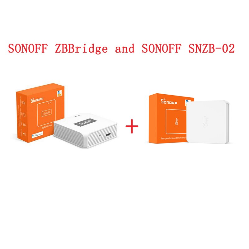 SONOFF SNZB-02 ZigBee Temperature And Humidity Sensor Real Time Notification On E-WeLink Smart Home Work With SONOFF ZBBridge: as picture