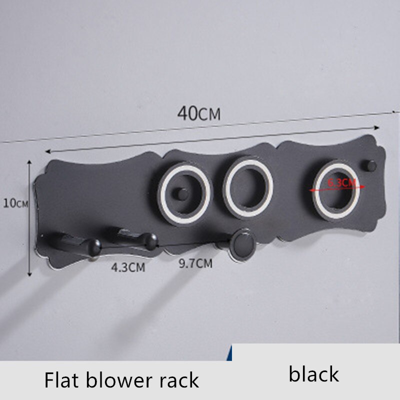 Föhnhouder, wandgemonteerd opbergrek, badkamerplank voor dyson supersonic föhn: Ivoor