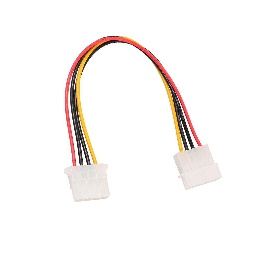 4 Pin IDE Internal Power Extension Cable Connector Male to Female 20CM