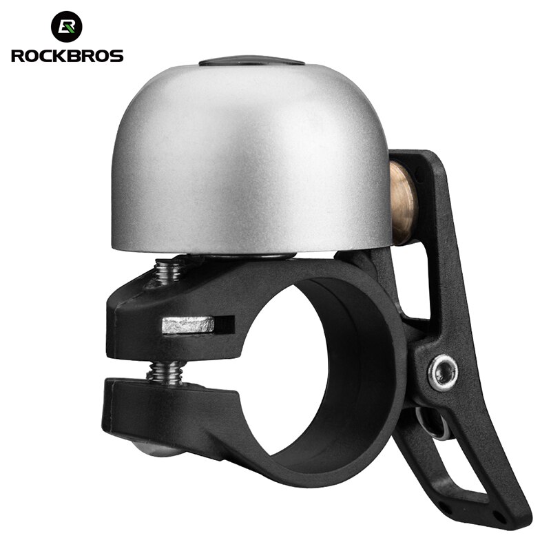 Rockbros cykling cykelklockor styre cykelklocka aluminium vanligt klassiskt ljud mtb landsvägscykelhorn cykel cykeltillbehör