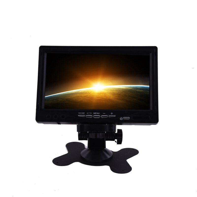 LCD 7 Inch Rearview Monitor For Bus Truck Heavy Duty Vehicle
