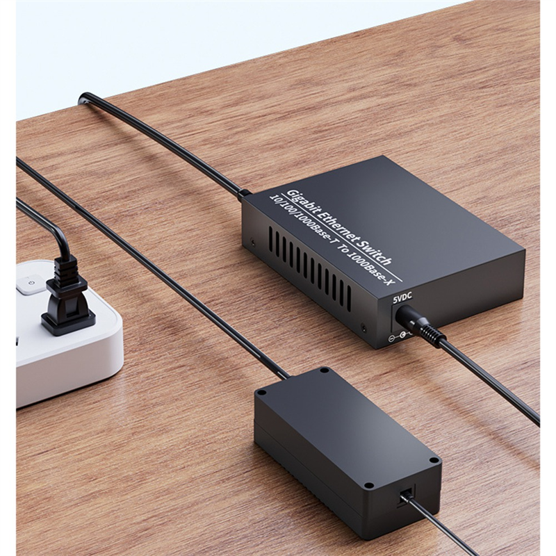 A99E-Transceiver Gigabit SFP To RJ45 Fiber Media Converter LC Single Mode Single Fiber 10/100/1000M