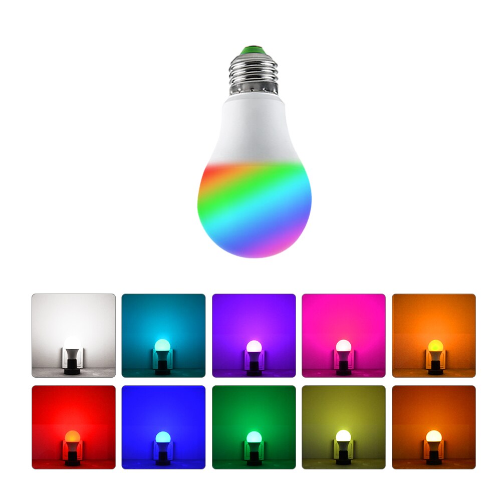 E27 85-265V LED Lamp RGB 15W Wifi APP Control Smart Bulb 5W 10W RGBW RGBWW LED bulb IR Remote Control Home Lighting лампочки
