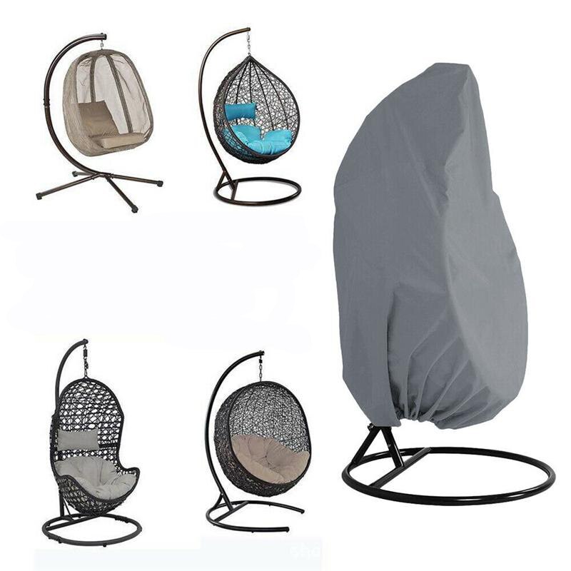 Trädgård hängande gungstol kåpa dammtät vattentät uv skydd universellt lock polyester utemöbler set