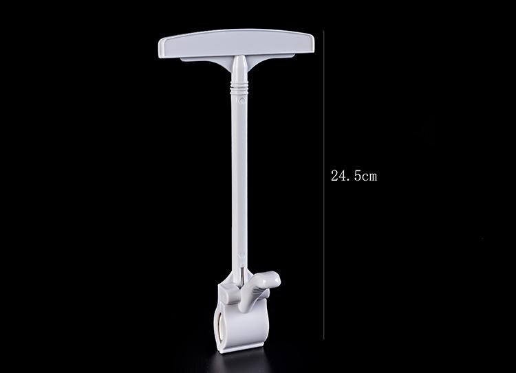 Pop Sign Clip Price Tag Display Clamp Name Card Clip Note Memo Photo Clip Shelf Talker Label Holder Black Label Clip: M4