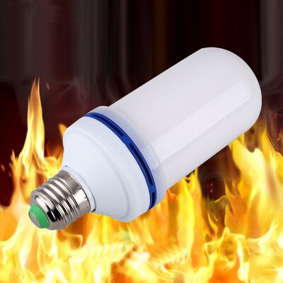 Flameeffekt ledde glödlampa för att skapa atmosfär flammelampa ledde dynamisk flammaeffekt eld glödlampor majs glödlampa jul: 3w 3- läge