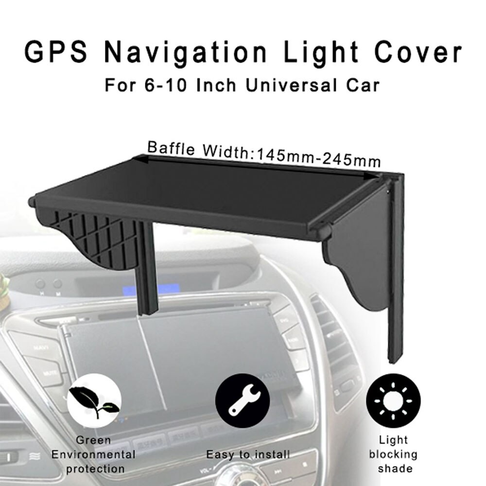 Automobile Universal Navigator Sun Visor Car Central Dashboard GPS Navigator Display Sunshade Sun Shade Visors Light Cover