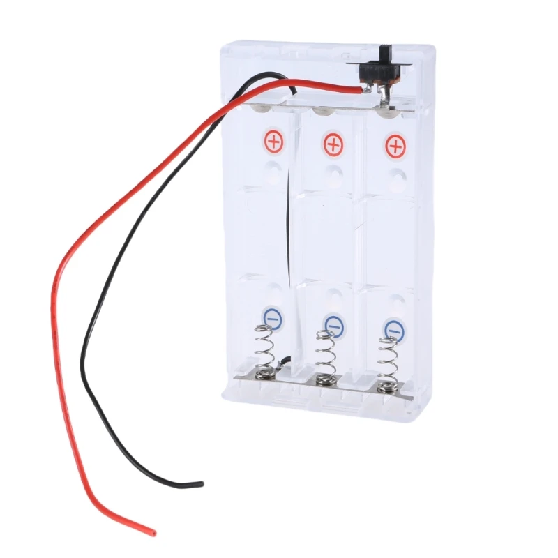 Boîtier batterie 18650 avec interrupteurs, câble d'extension couvercle, support batterie à connexion parallèle à 3 pour