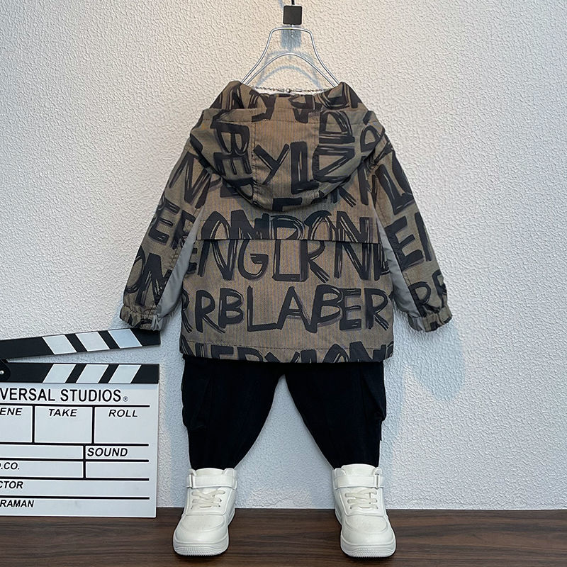 Jongens Meisjes Mode Jas Kinderkleding Jongens Jassen Herfst Kleding Windbreakers Herfst Jongens Koreaanse Stijl Knappe Jassen