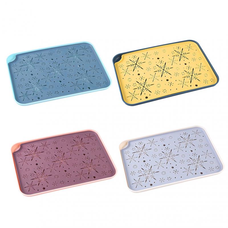 Double Tray Water Cup Plastic Drainage Tray Household Living Room Rectangular Tea Tray Fruit Tray Drainage Basket