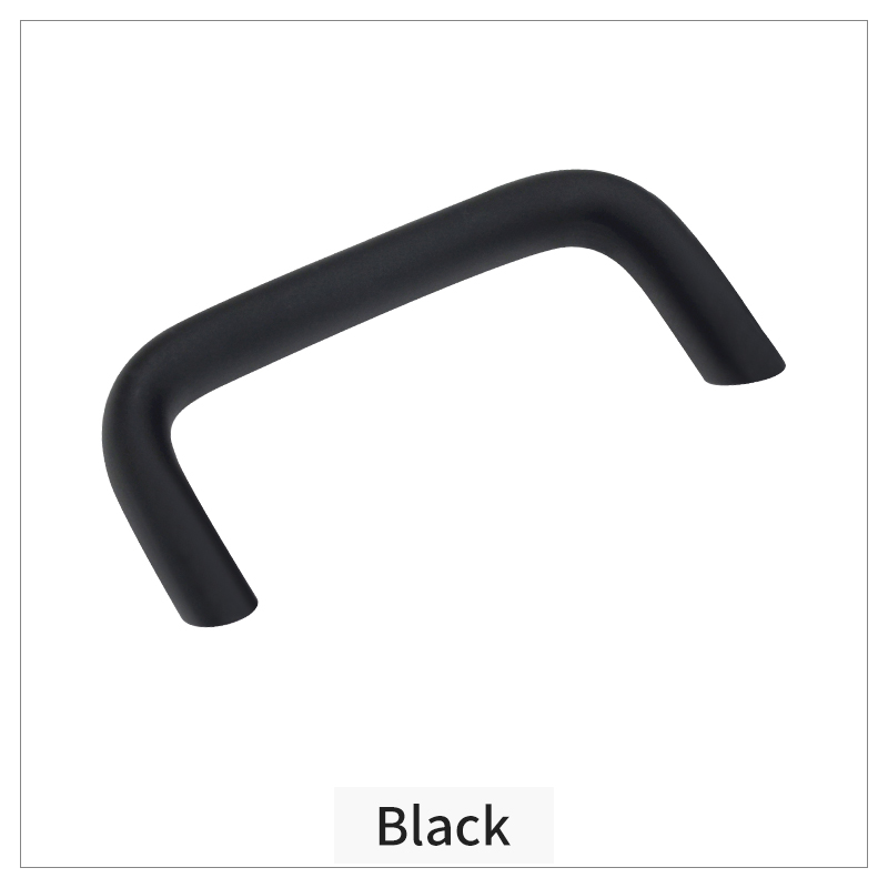 Aluminum alloy internal thread handle equipment cabinet slope offset electric cabinet electric cabinet load bearing handle: 150mm / black