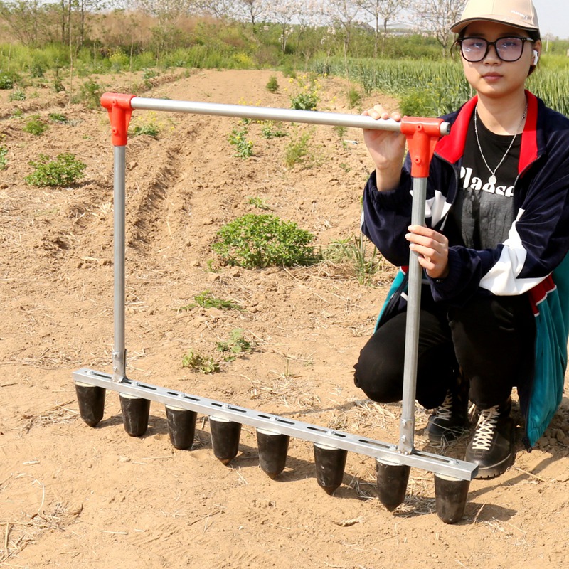 Planten Aardbei Artefact Ponsen Planten Ridge Verhogen Machine Landbouwwerktuigen Planten Groente Pit Puncher