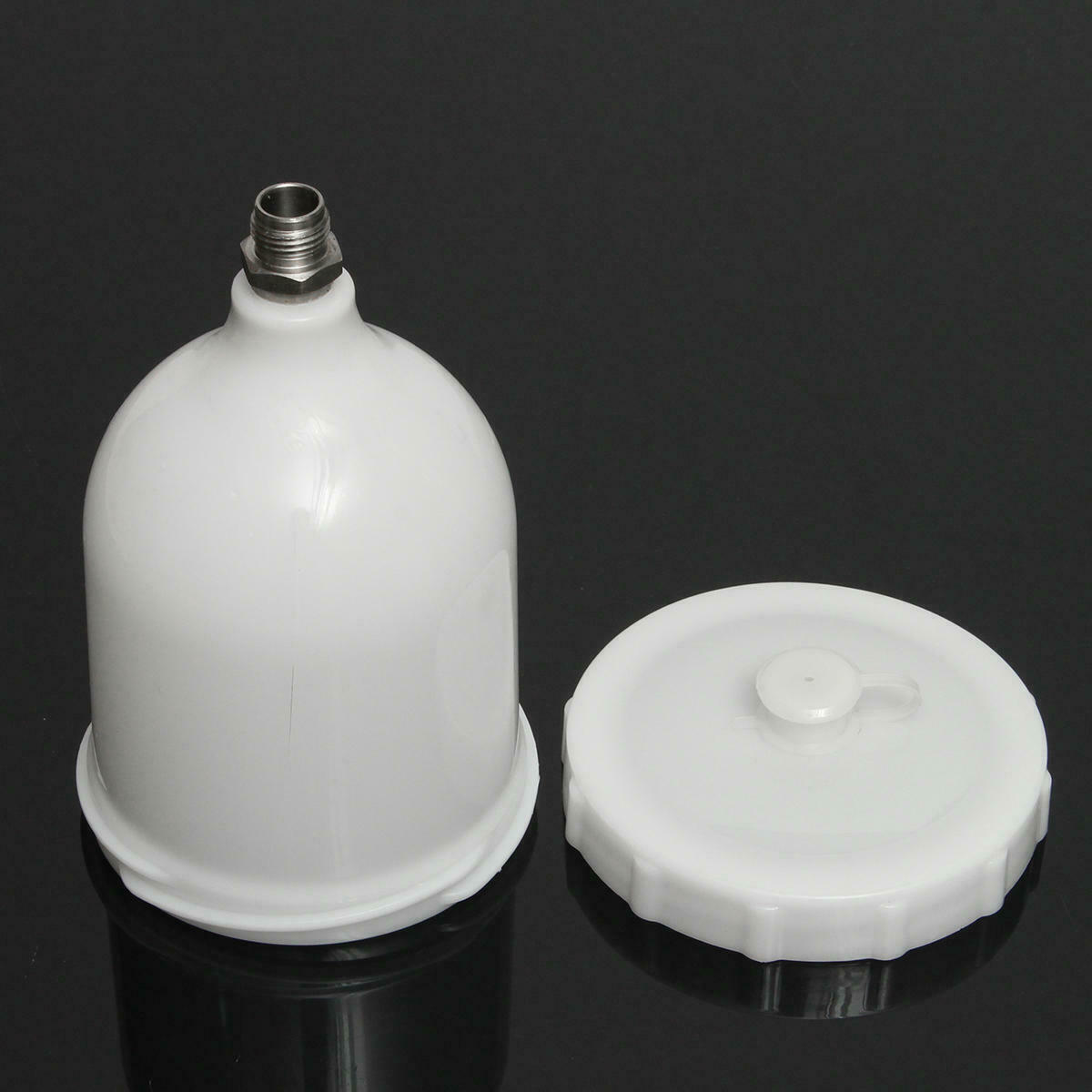 18*11cm rociador herramienta olla 600 pintura ML taza para reemplazar Devilbiss / TEKNA Pro Pri blanco de goma del coche accesorios de repuesto