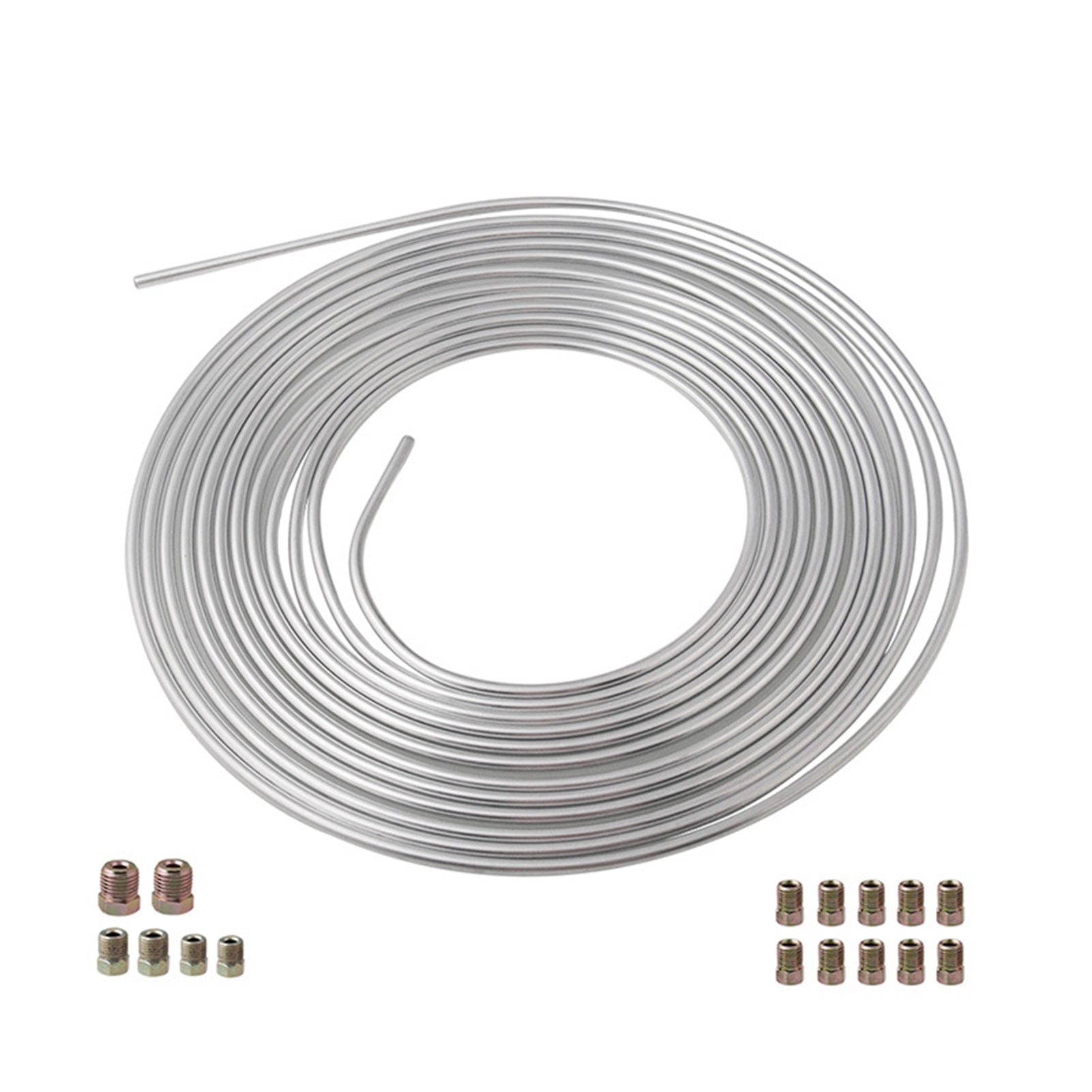 Universal Car Brake Line Replacement Tubing Coil Fitting Kit Anti-rust Tube Iron Galvanized Flexible Brake Hoses Accessoires