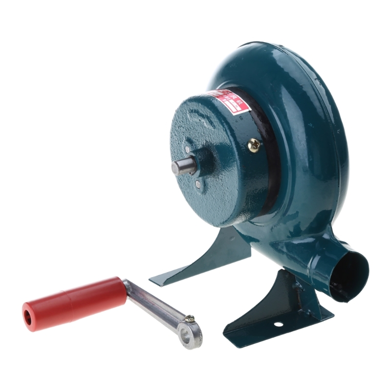 Hushålls handvev smedfläkt matlagning manuell grillfläkt luftfläkt manuell smedluftfläkt för utomhusbruk