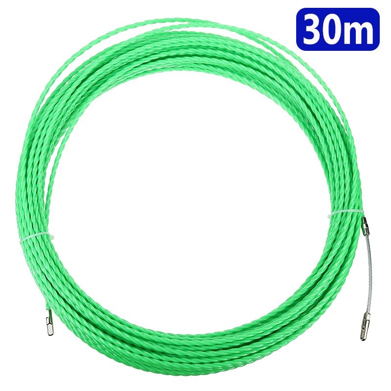 5mm 30m Wire Cable Puller Fish Tape Cable Puller Machine Cable Push Puller Electric Cable Puller Tool