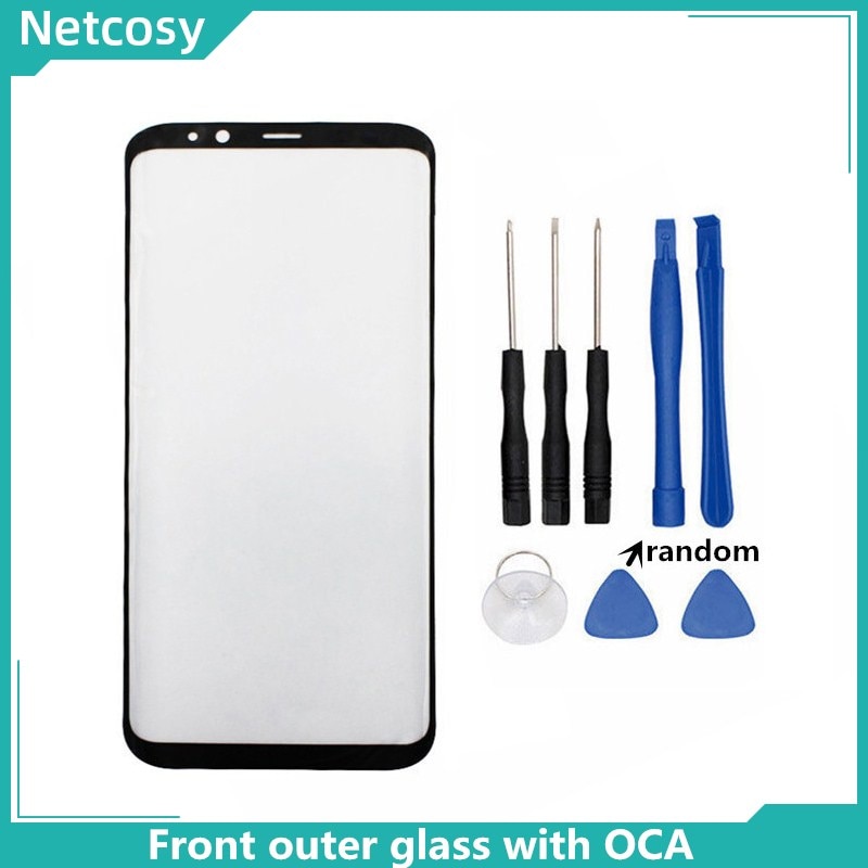 S8 S8 Plus S9 Note 8 Note 9 10 Front Outer Glass Lens Cover With OCA Glue For Samsung Galaxy S10 S10 Plus LCD glass & Tools