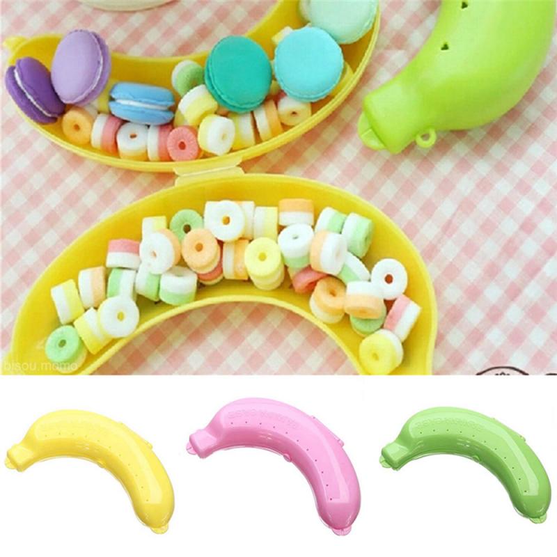 Boîte mignonne de protection de banane pour voyage en extérieur,conteneur pour stockage de fruits, support de déjeuner, lot de 1 pièce