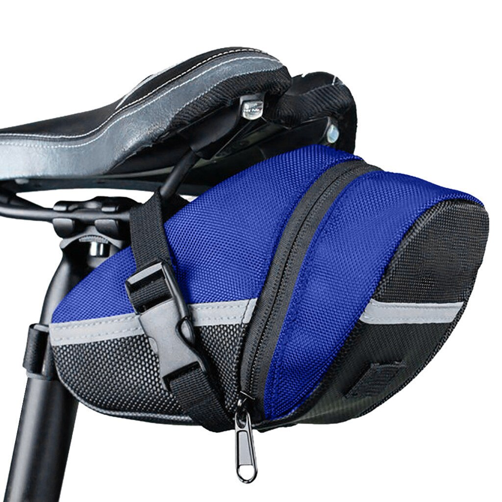 3 kleur Nylon Fietstas Bike Waterdicht duurzaam Opslag Zadeltas Seat Fietsen Staart Achter Bag Zadel accessoires