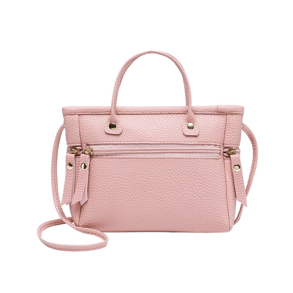 2019 Negócios Simples Das Senhoras Das Mulheres Moda Casual Sólida Do sexo feminino Casual Pu Couro Crossbody Mensageiro Bolsa de Ombro Sacos 50: D