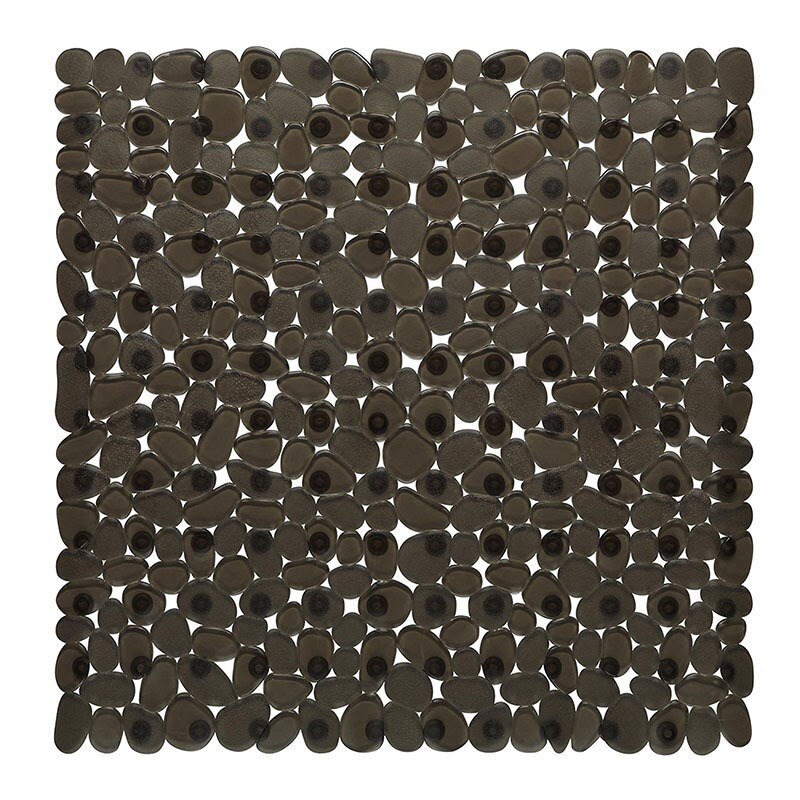 Moderne Stijl Pvc Geplaveide Vierkante Pebble Badkamer Antislip Mat Steen Badkamer Mat Badkamer Douche Badmat Drainage gat