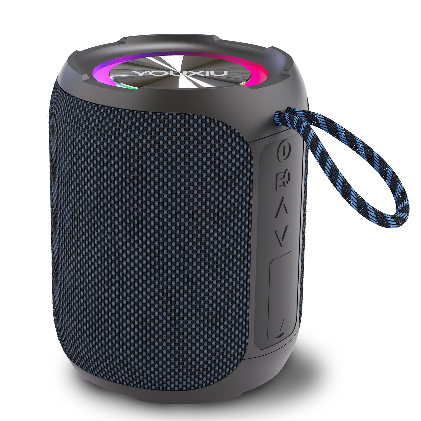 Bärbar bluetooth-högtalare  bt5.0 ipx 7 vattentät stereomusik surround trådlös högtalare med led-ljus subwoofer utomhushögtalare: Default Title