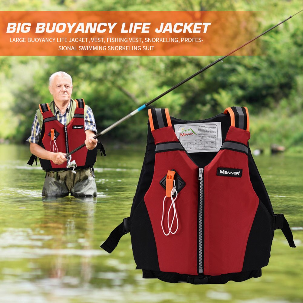 Snorkeling Boating Life Jacket Water Sports Safe Swimming Life Vest Swimming Portable Outdoor Elements