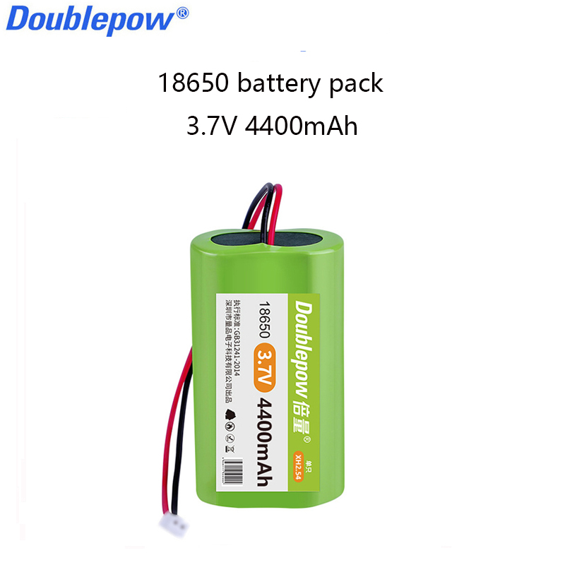 Batería de litio recargable 3,7 V 18650 4400/6000/10500mAh, equipo de monitoreo, Altavoz Bluetooth, Placa de protección: Oro